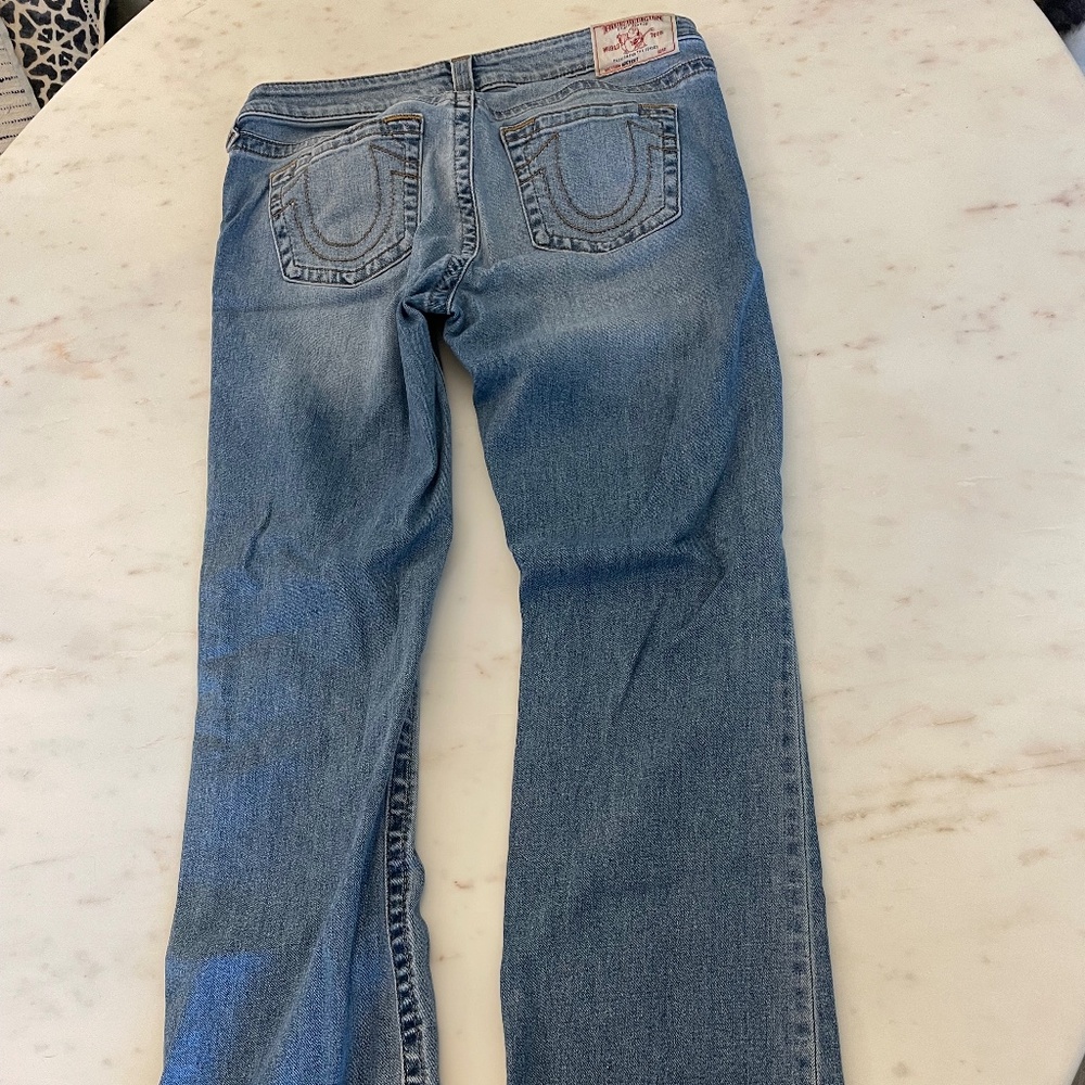 True Religion Mid Rise Boot Cut Jeans Size 31